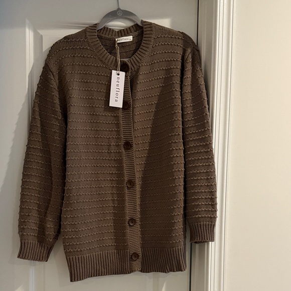 Neuflora Cumberland Brown Knit Cardigan - Picture 7 of 7